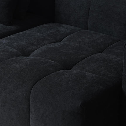 Solenza Elysian | 184" XL Modular 4-Seater Sectional | Washable Linen Sofa