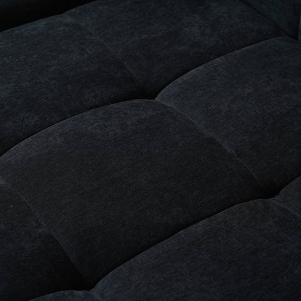 Solenza Elysian | 92" Modular 4-Piece Sectional Sofa | Washable Linen Sofa