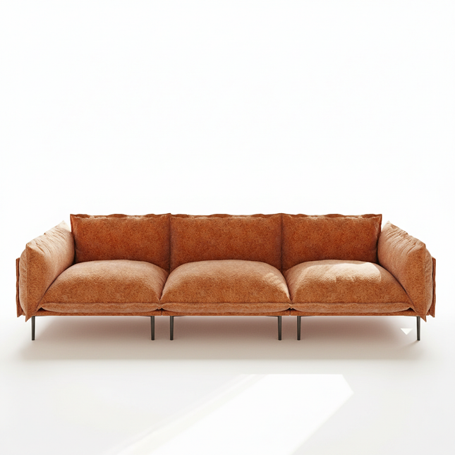 Solenza Aurora | 111" Cloud Modular 3-Seater Sofa - Washable Velvet