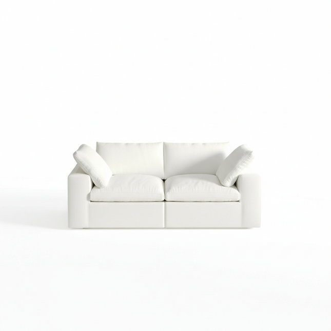 Solenza Nuvia | 80" Cloud Modular Sofa | Washable Linen