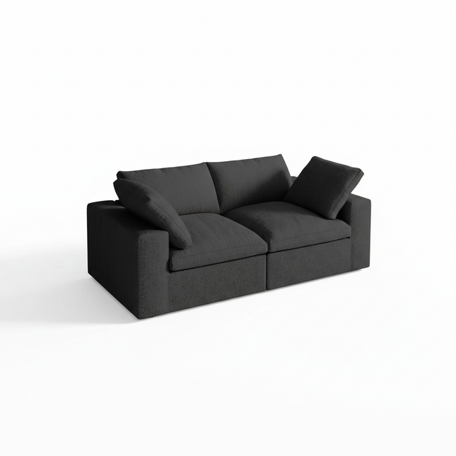 Solenza Nuvia | 80" Cloud Modular Sofa | Washable Linen