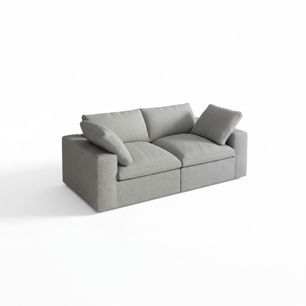 Solenza Nuvia | 80" Cloud Modular Sofa | Washable Linen
