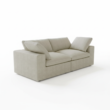 Solenza Nuvia | 80" Cloud Modular Sofa | Washable Linen