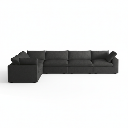 Solenza Nuvia | 160" Cloud Modular 6-Seat Sectional Sofa Corner | Washable