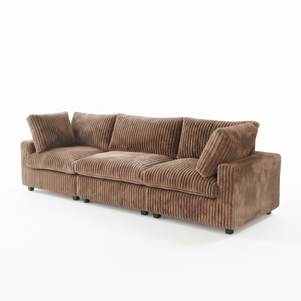 Solenza Palatina | 118" Cloud Modular 3-Seater Sofa | Washable Plush Fabric
