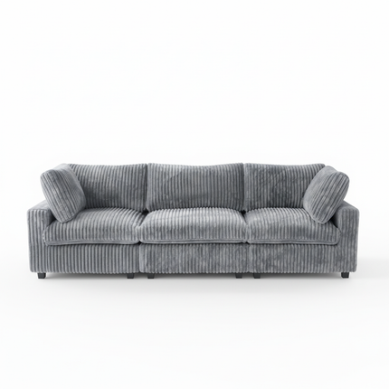 Solenza Palatina | 118" Cloud Modular 3-Seater Sofa | Washable Plush Fabric