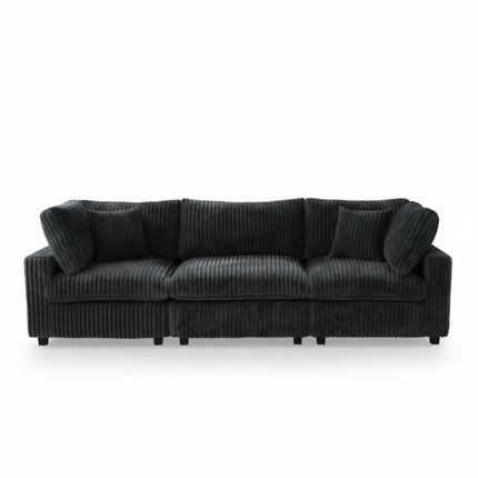 Solenza Palatina | 118" Cloud Modular 3-Seater Sofa | Washable Plush Fabric