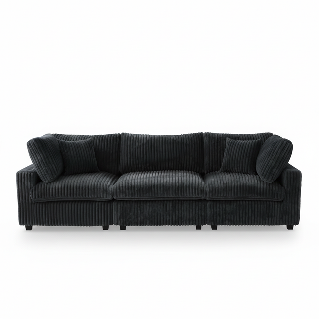 Solenza Palatina | 118" Cloud Modular 3-Seater Sofa | Washable Plush Fabric