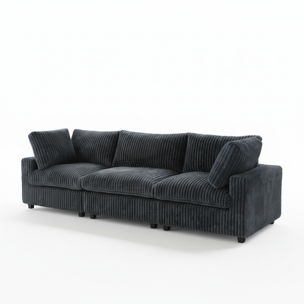 Solenza Palatina | 118" Cloud Modular 3-Seater Sofa | Washable Plush Fabric