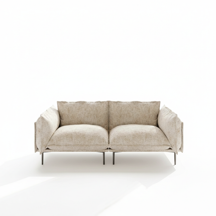 Solenza Aurora | 75" Cloud Modular 2-Seater Loveseat Sofa - Washable Velvet