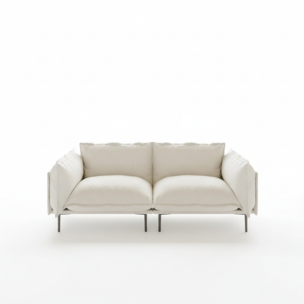 Solenza Aurora | 75" Cloud Modular 2-Seater Loveseat Sofa - Washable Velvet