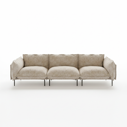 Solenza Aurora | 111" Cloud Modular 3-Seater Sofa - Washable Velvet