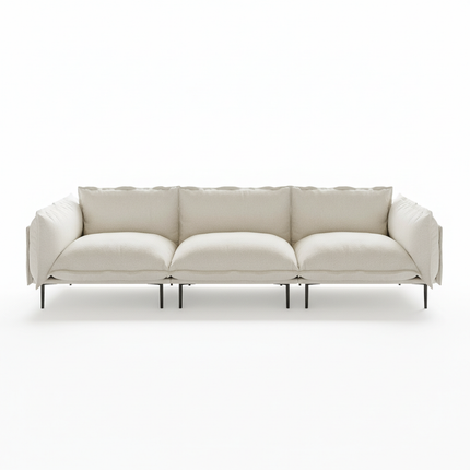 Solenza Aurora | 111" Cloud Modular 3-Seater Sofa - Washable Velvet