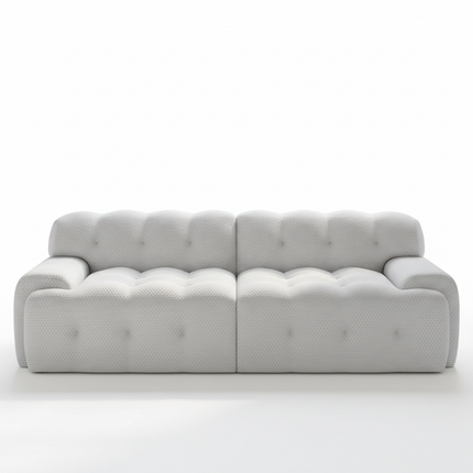 Solenza Bubble Horizon | 87" 2-3 Seater 3D-Knitted Sectional Sofa