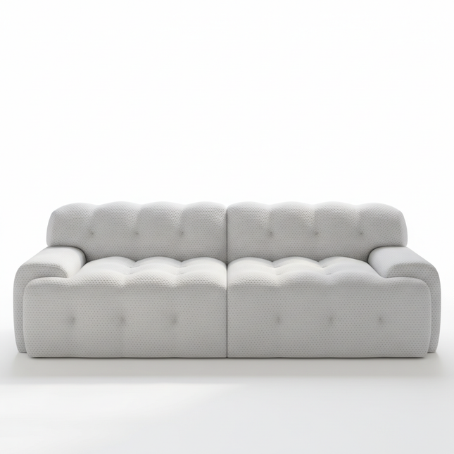 Solenza Bubble Horizon | 87" 2-3 Seater 3D-Knitted Sectional Sofa