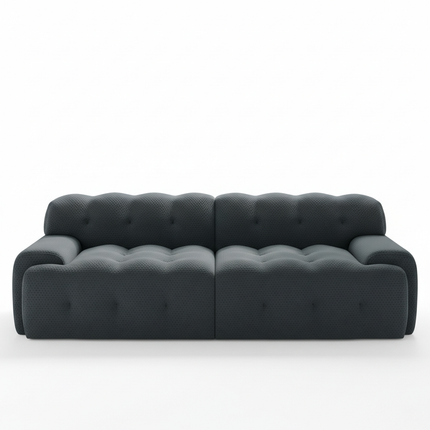 Solenza Bubble Horizon | 87" 2-3 Seater 3D-Knitted Sectional Sofa