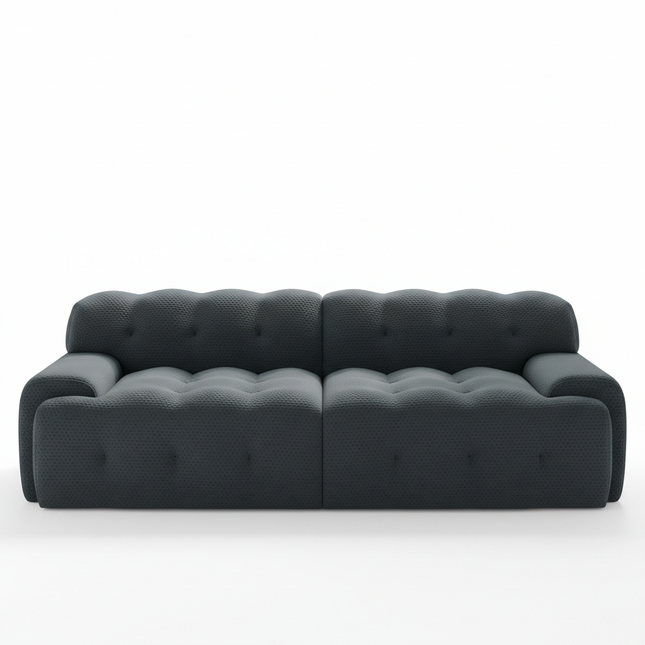 Solenza Bubble Horizon | 87" 2-3 Seater 3D-Knitted Sectional Sofa