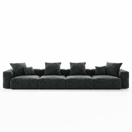 Solenza Haven | 181" XL Modular Corduroy 4-Seater Sofa | Washable & Pet-Friendly
