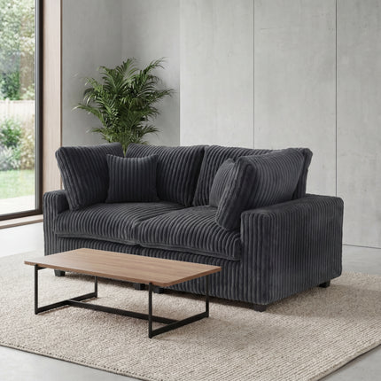 Solenza Palatina | 79" Cloud Modular 2-Seater Loveseat Sofa | Washable Plush Fabric