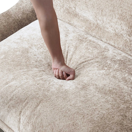 Solenza Aurora | 111" Cloud Modular U-Shaped Sectional + 2 Ottomans - Washable Velvet