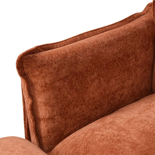 Solenza Aurora | 75" Cloud Modular 2-Seater Loveseat Sofa - Washable Velvet