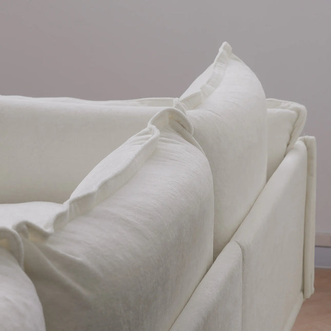 Solenza Aurora | 111" Cloud Modular 3-Seater Sofa - Washable Velvet