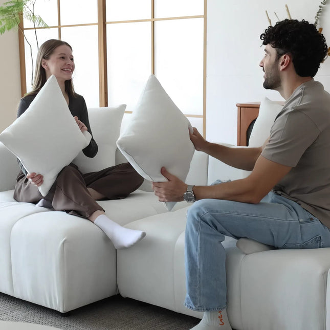 Solenza Elysian | 104" Modular 2-Seater Loveseat | Washable Linen Sofa