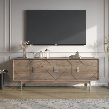Solenza Nobile | Mid-Century Modern TV Stand | 66"